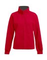 Dames Fleece Vest Promodoro 7985 Rood